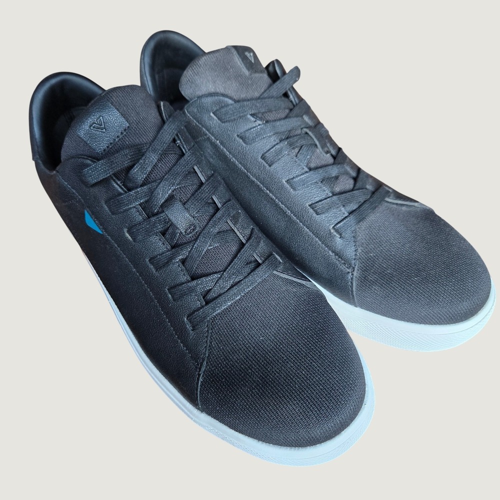 Vessi Soho Onyx Black Waterproof Sneakers Mens Size 12 Low Top Shoes Casual